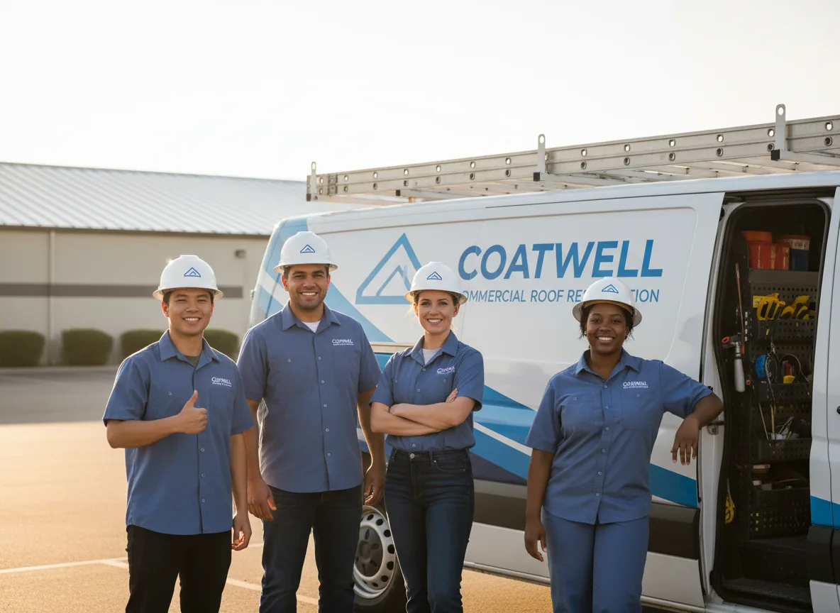 Commercial roof coating company in Cucumber, WV